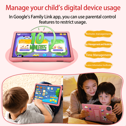 FERATINO Kids Tablet,10 Inch Ttablet with Parental Control,Google Kids Space, Android Tablet for Kids