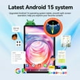 Android 15.0 Tablets,16GB RAM 128GB ROM 1TB Expand Tablets 11 inch, 2.4G/5G Tablet Android, 5G wifi 1280*800IPS Screen