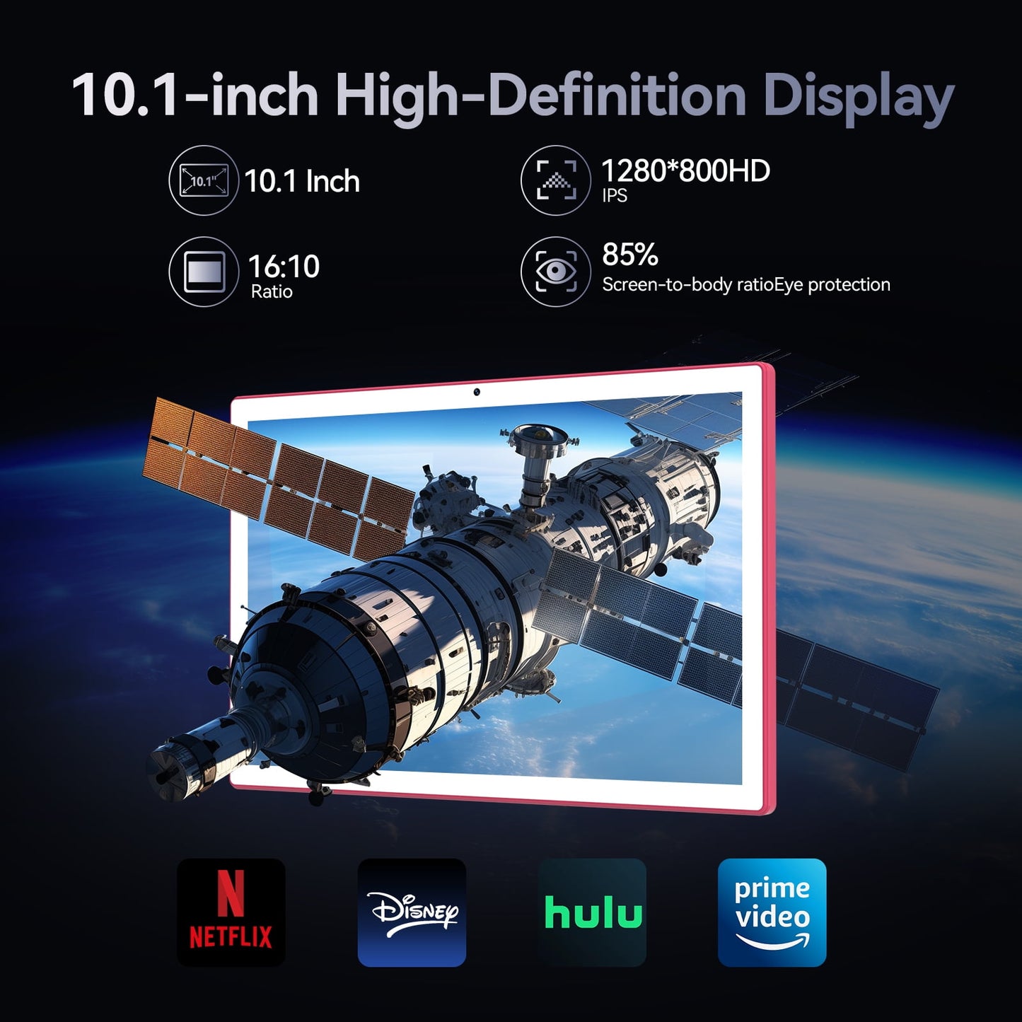 Android 15 Tablet with Keyboard, 128GB ROM(1TB Expand), Octa Core, 5G/2.4G WiFi, 7000mAh, BT V5.0, with Case, Mouse, Stylus, Split-Screen(Pink)