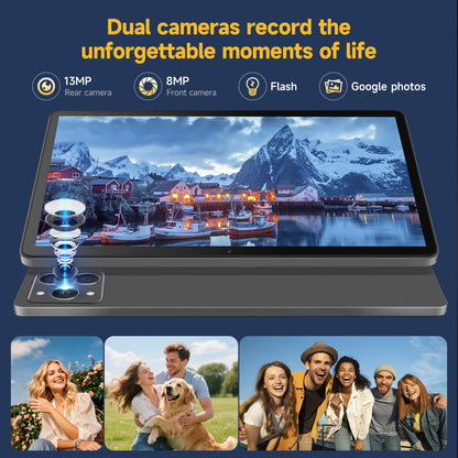 SHOUDUM Android Tablet,2025 Tablets with 24GB RAM+256GB ROM/ 1TB Expand, Octa-Core 2.0GHz CPU, 5G WiFi, GPS