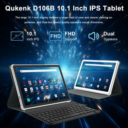 Qukenk,Android 14 Tablet, 14GB RAM+128GB ROM+1TB Expand, Dual Sim Card Slot,8000mAh, 5G WiFi+4G LTE, BT5.0, GPS