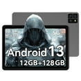 Android 13 Tablet ,10 inch Tablet, 12GB+128GB ROM , Octa-Core Processor, 1280x800 IPS HD Touch Screen, GPS, WiFi, 5MP+13MP Dual Camera, Bluetooth