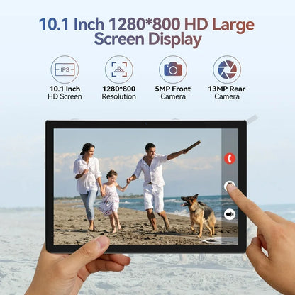 Qukenk,Android 14 Tablet, Widevine L1, 10 inch Tablet with Bluetooth 5.0, WiFi 6, Fast Charging, 8GB RAM+64GB ROM, Split Screen Support