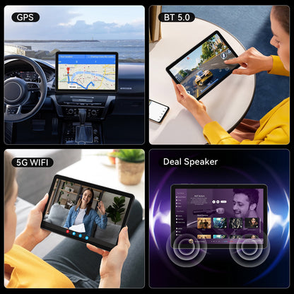 SHOUDUM Tablet Android 16 Tablet,24GB RAM 128GB ROM /1TB TF, Octa-Core AI Tablets, 5G WiFi , 2 in 1 Tablets with Keyboard Mouse Stylus