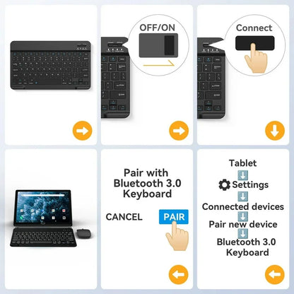 Qukenk,Android 14 Tablet, 14GB RAM+128GB ROM+1TB Expand, Dual Sim Card Slot,8000mAh, 5G WiFi+4G LTE, BT5.0, GPS