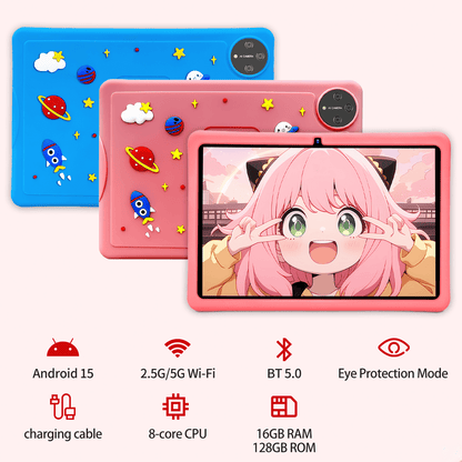 FERATINO Kids Tablet,10 Inch Ttablet with Parental Control,Google Kids Space, Android Tablet for Kids