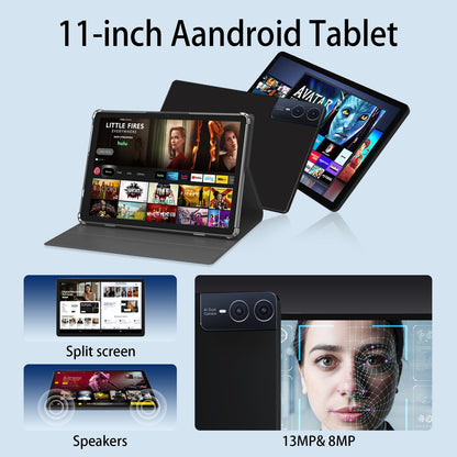 FERATINO 2026 Android 16 Tablet 11inch, 18W Fast Charging, 32GB+128GB+1TB Expand, Octa-core CPU, 8000mAh Large Battery, WiFi6, Touchscreen Display, Widevine L1 Tableta